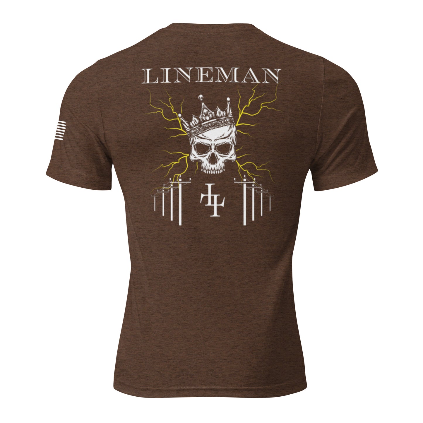 Lineman Crowned Skull / Premium t-shirt