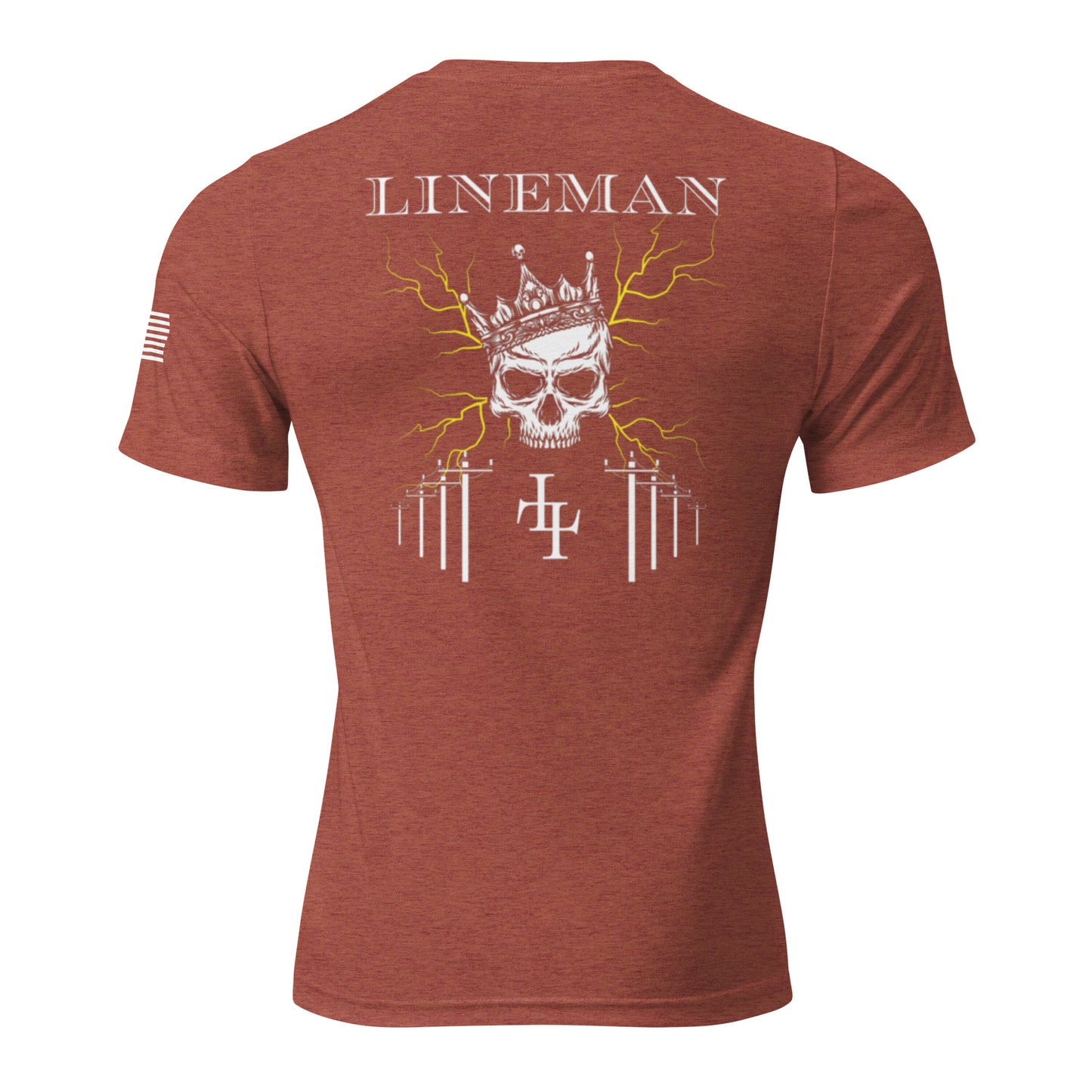 Lineman Crowned Skull / Premium t-shirt